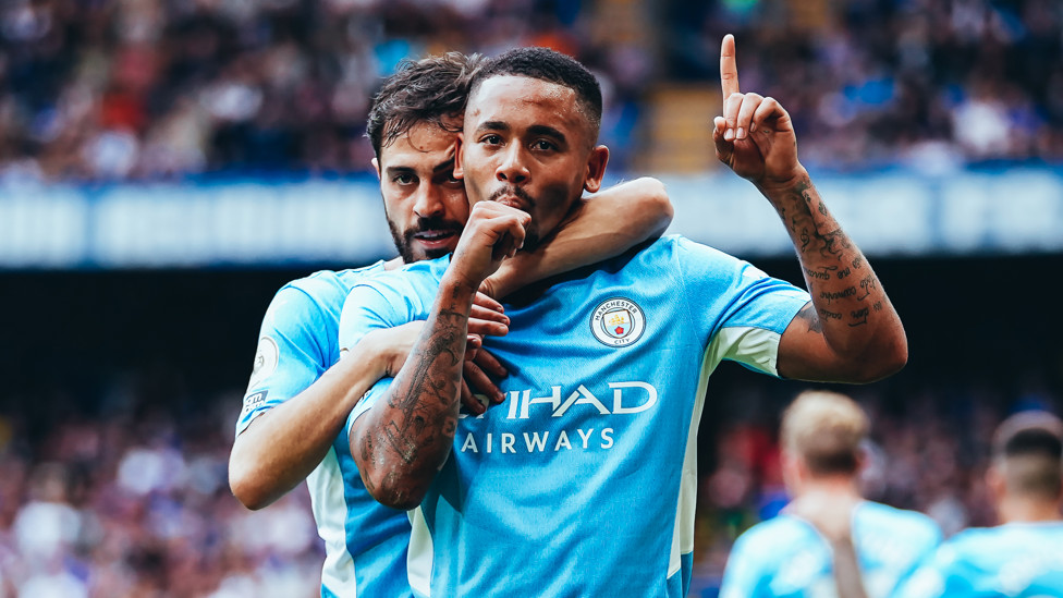 CHELSEA CHECKMATE : Gabriel Jesus grabs the only goal of the game as City come away from Stamford Bridge with a win, 25 September 2021.