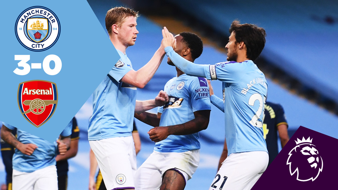Ulangan Penuh Pertandingan: City 3-0 Arsenal