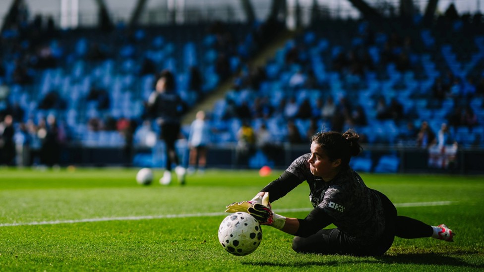 GETTING WARM : City warming up in the Manchester sun