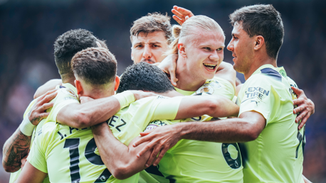 HAPPY HAALAND: Our number nine loved that one!