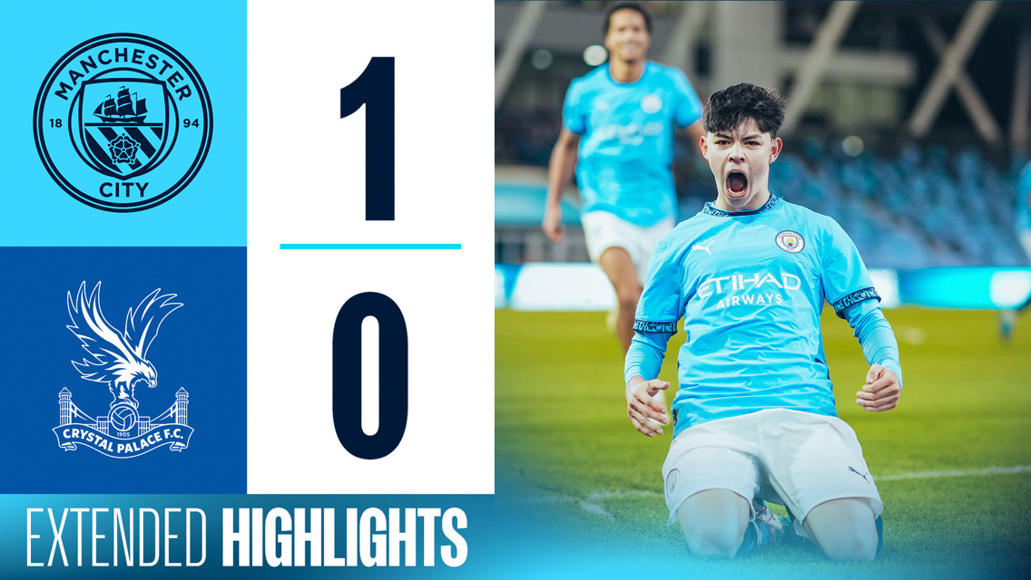 FA Youth Cup extended highlights: City 1-0 Crystal Palace
