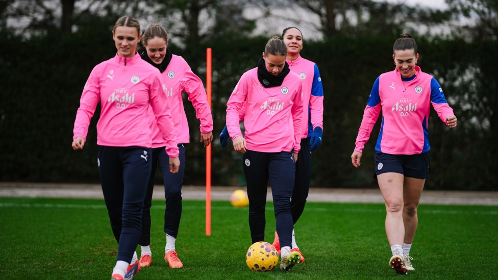 READY FOR ACTION : Here come the girls!