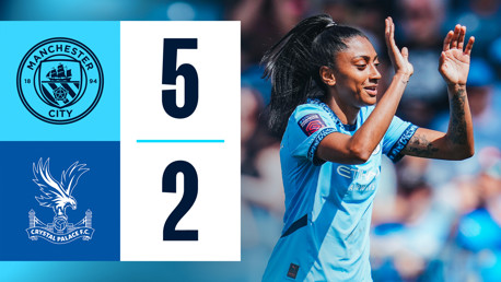 City 5-2 Crystal Palace: resumen