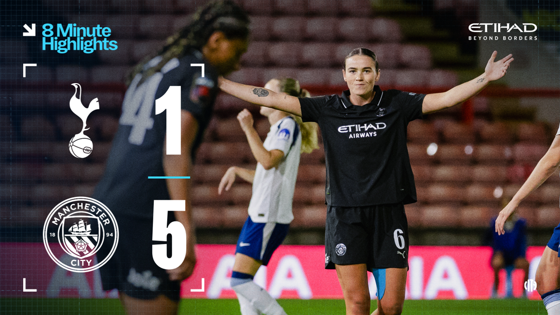 Spurs 1-5 City: 8-minute highlights