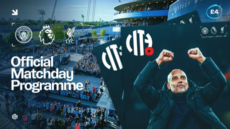 Pep Guardiola special edition matchday programme still available