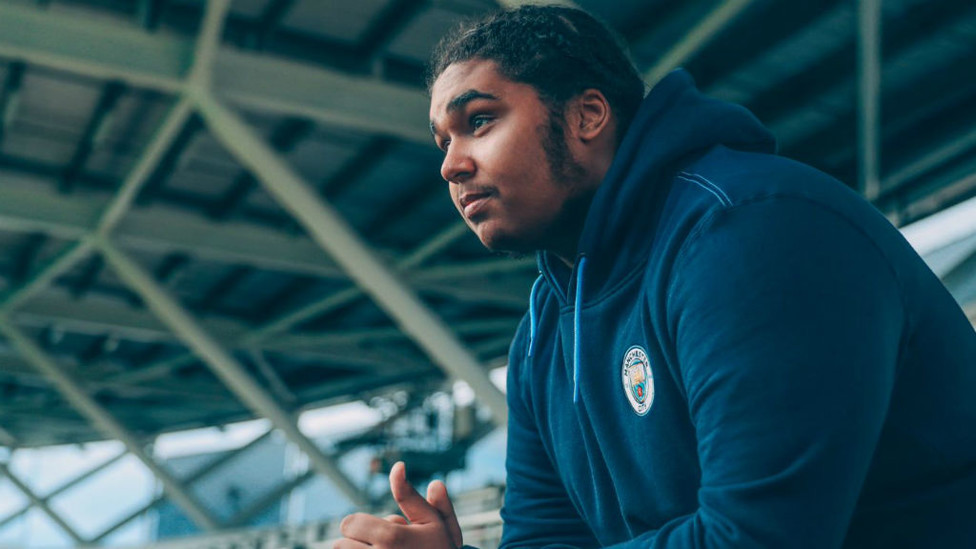 HERE WE GO : Shellzz says he is honoured to represent City