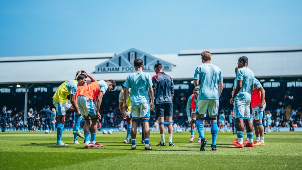 ROUND ARE WAY  : City's pre-match schedule continues.