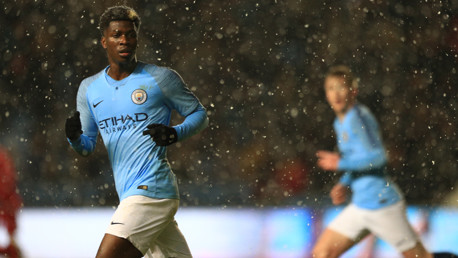 YOUNG BLUES: Taylor Richards in action for City U18s