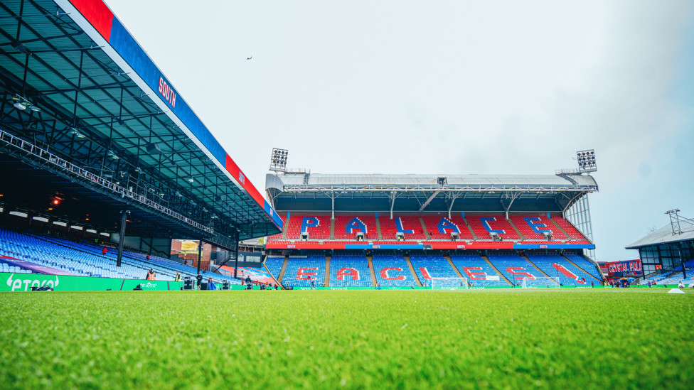 AWAY DAY : Selhurst Park awaits the visit of the champions.