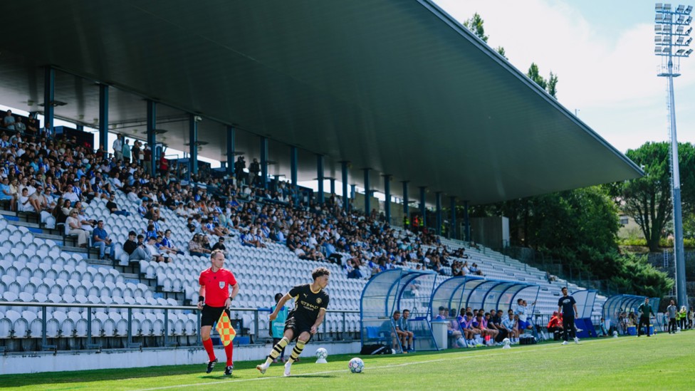 YOUNG GUNS: Home fans look on as the action unfolds.