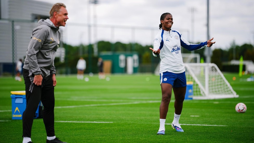ALL SMILES  : Positive mood in camp! 