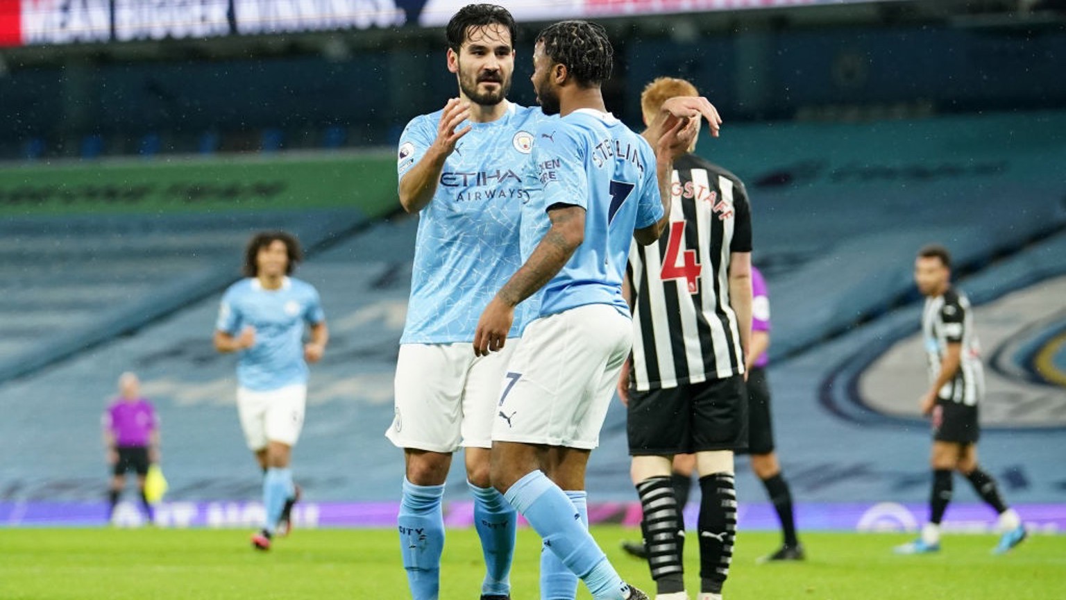 STERLING SERVICE: Ilkay appreciates the assist from Raheem!