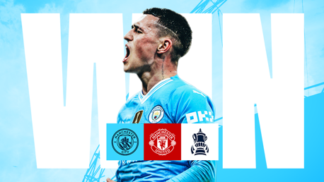 Win two tickets to City's FA Cup final clash with United