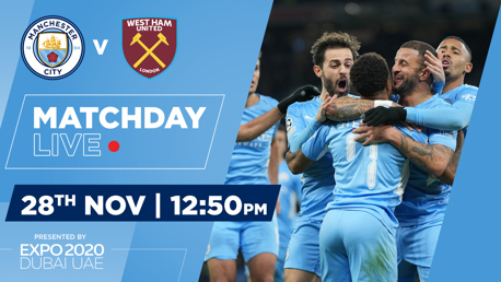 City v West Ham: Matchday Live coverage