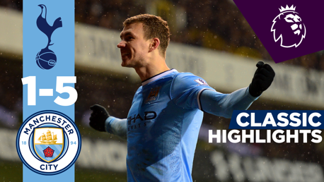 Classic highlights: Spurs 1-5 City 2014