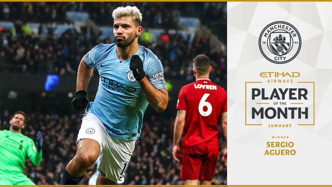 Etihad POTM bulan Januari: Sergio Aguero!