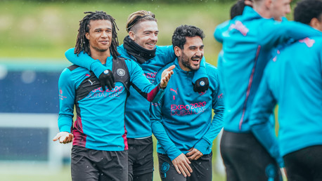 Training photos: City's Friday workout