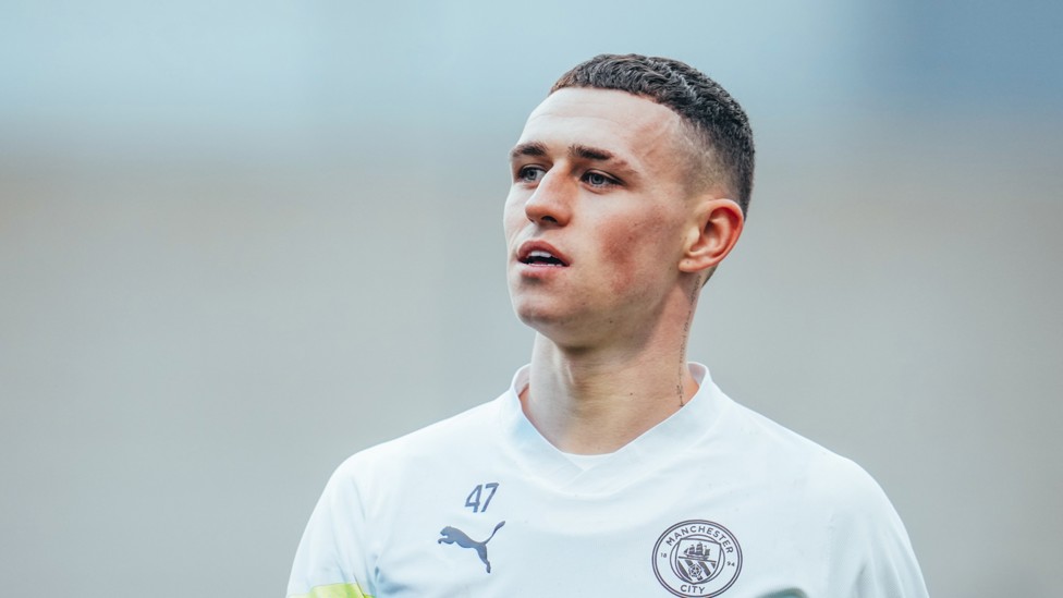 FANTASTIC MR FODEN : Phil Foden looks ready for action