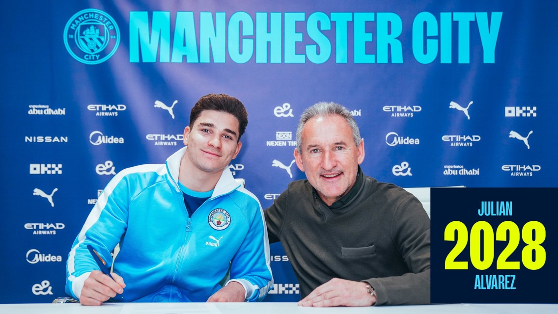 Alvarez signs fresh City deal!  