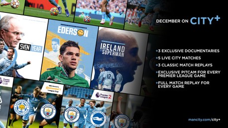 Coming up on CITY+ this December