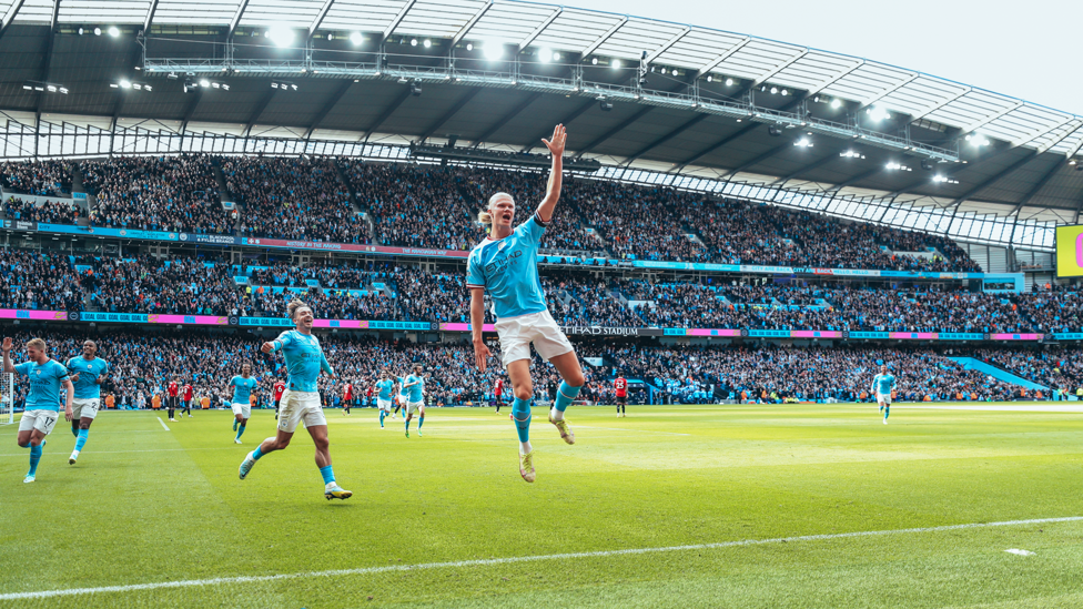 HAPPY HAALAND : Our number 9 enjoyed that one!