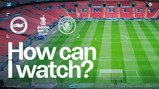 Wembley stadium setup for the Adobe WFA Cup match between Brighton & Hove Albion and Manchester City, scheduled for Sun, 31 May 2026 at 15:00 UK time.