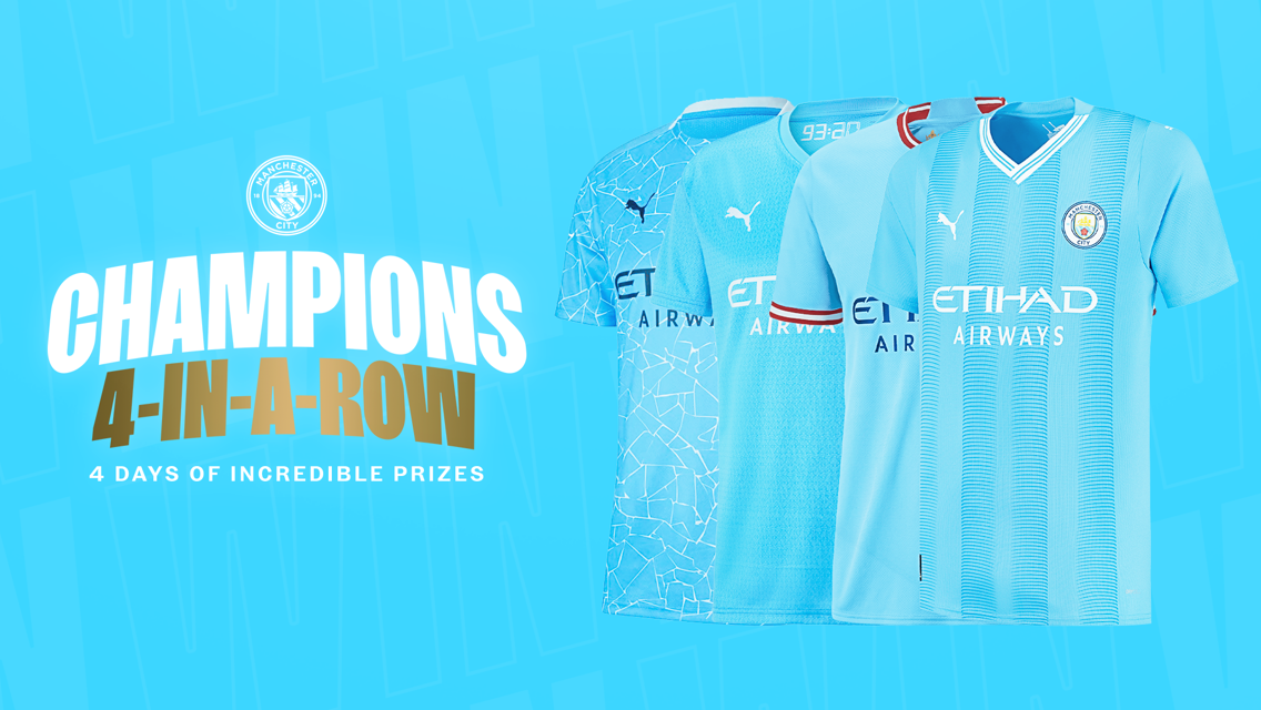 Four days of incredible prizes: Win a signed shirt from each title-winning season