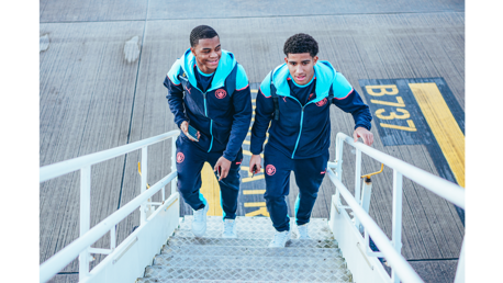 Gallery: Under-19s jet out ahead of UEFA Youth League group finale