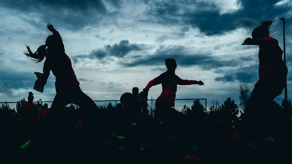 A magical shot against a darkening sky...