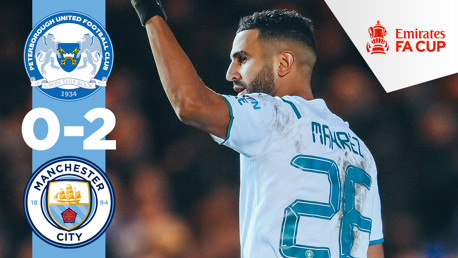 Extended FA Cup highlights: Peterborough 0-2 City