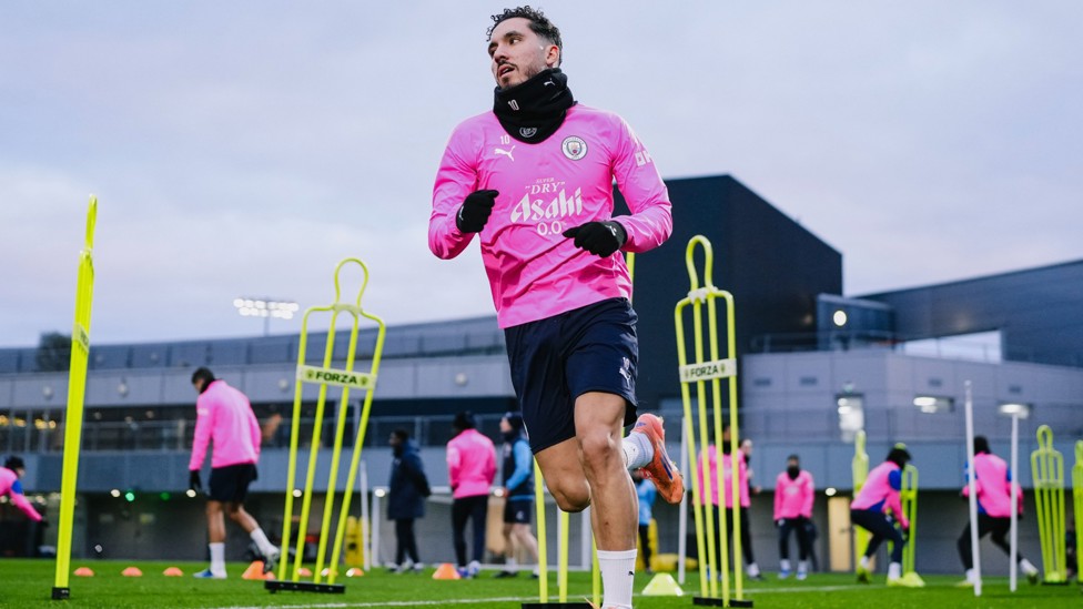 THE CHERK OF IT : Man of the moment, Rayan Cherki, prepares for the clash with Sunderland