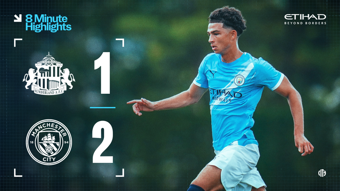 8-minute highlights: Sunderland 1-2 City U18s