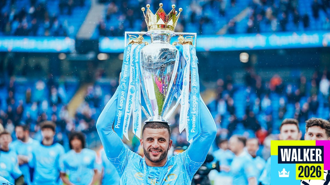 Galeria: a carreira de Kyle Walker no City até agora