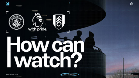 How can I watch City v Fulham on TV?