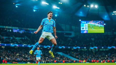 AMAZING ALVAREZ: Finds the net.