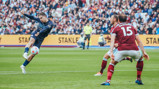 SWEET SPOT: Great technique from Grealish.