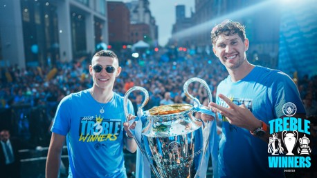 ¡La rúa del triplete!