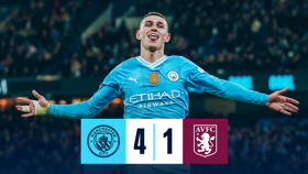 City 4-1 Aston Villa: resumen breve