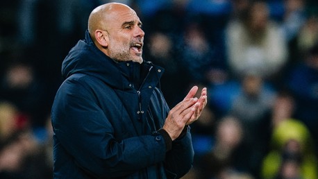 THE BOSS: On the touchline.