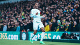 STERLING WORK: Raheem celebrates his stunning goal.