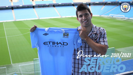 Diez años de la llegada de Sergio Agüero