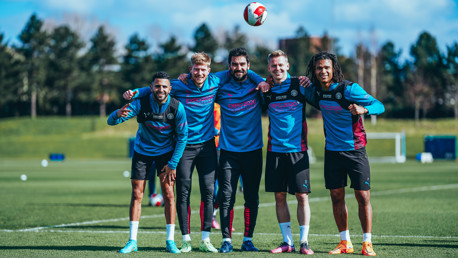 Training games in the sun!