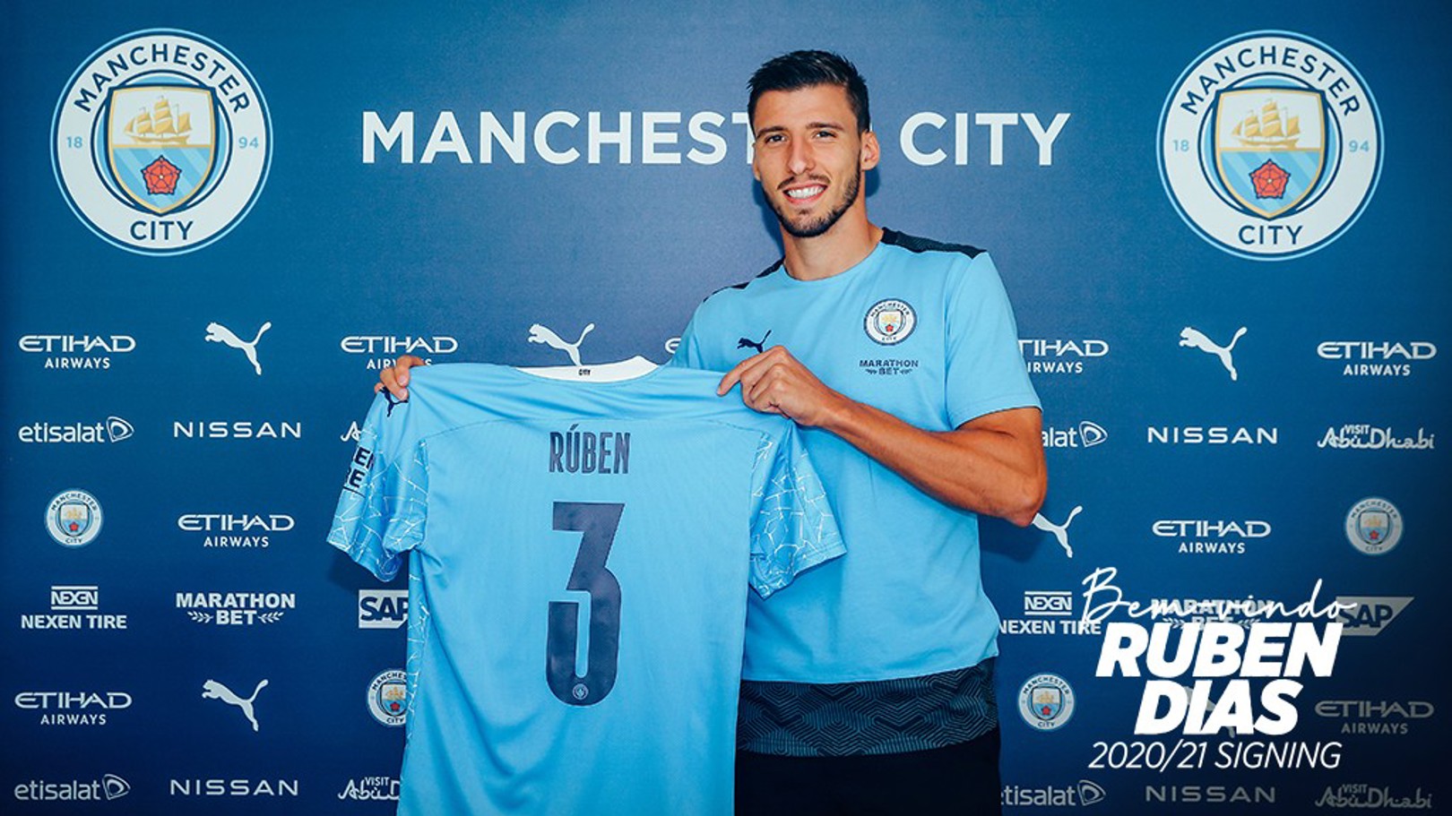 Man City have completed the signing of Portuguese International Ruben Dias from Benfica. Ruben Dias will feauture for Man City in next match.