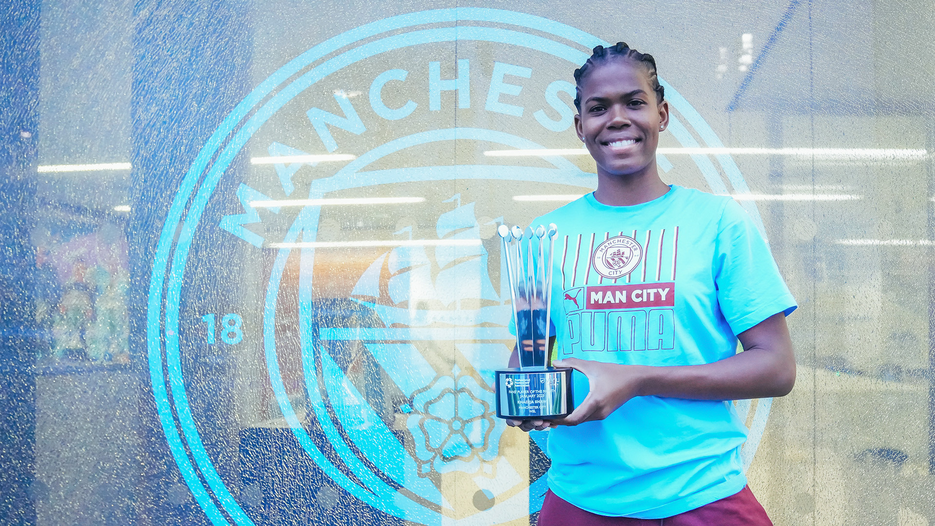 Khadija 'Bunny' Shaw wins PFA Fans' Player of the Month award