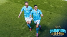 Bernardo orgulhoso após o histórico quarto título consecutivo na Premier League