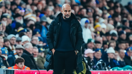 THE BOSS: On the touchline.