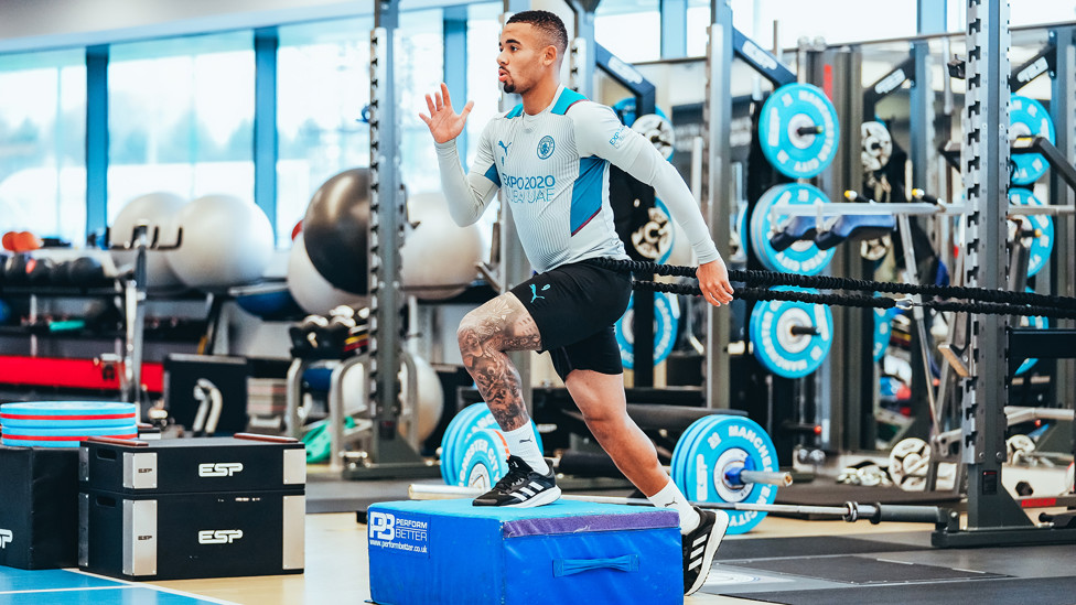 FINE TUNING : Gabriel Jesus keeping himself in peak condition