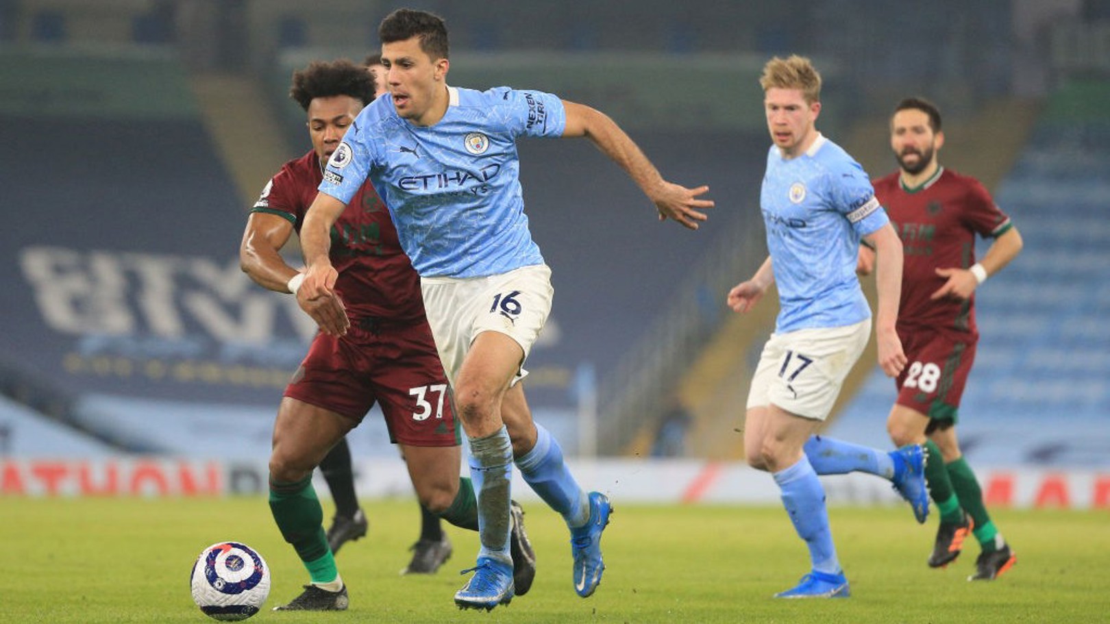 Which TV Channel is City v Wolves on?