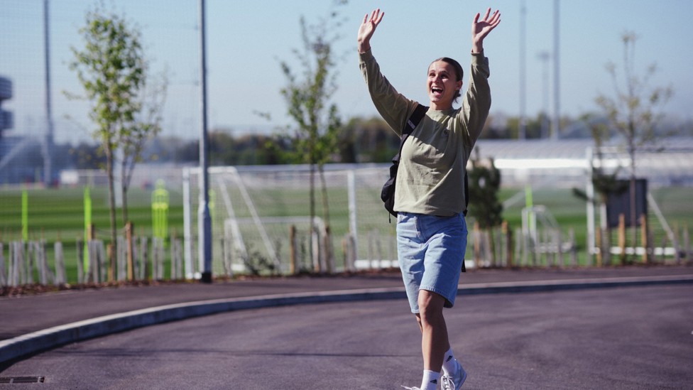 HIYA! : Kerstin Casparij thrilled to be back. 