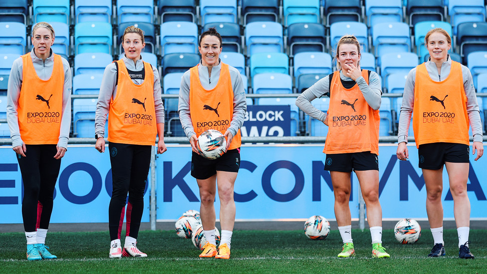 BRIGHT SPARKS : Team Orange ready themselves for action